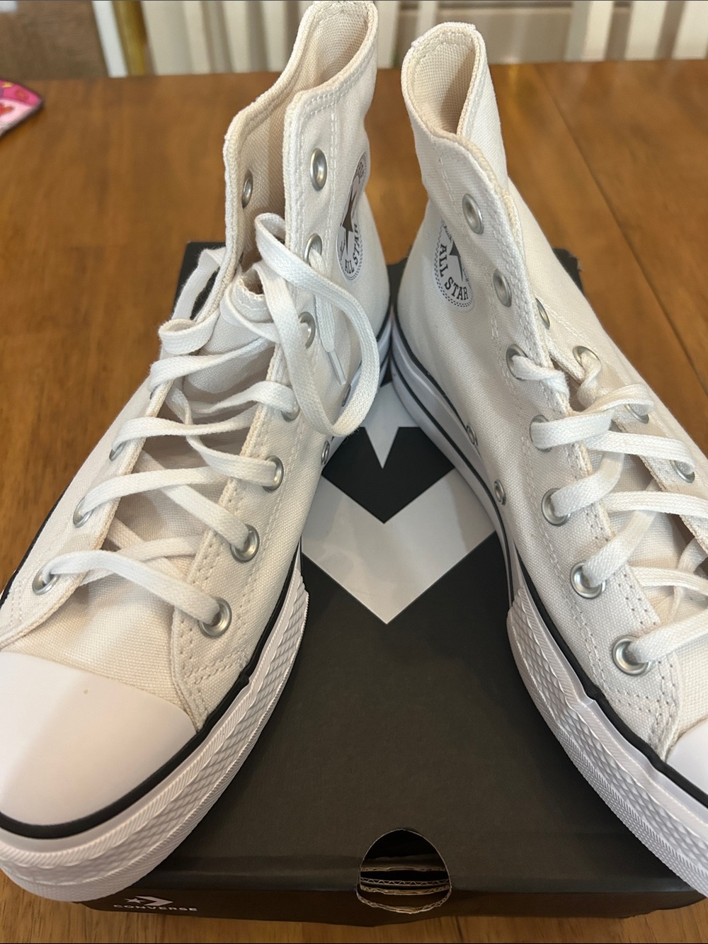 Converse Chuck Taylor White High Top Canvas Sneakers